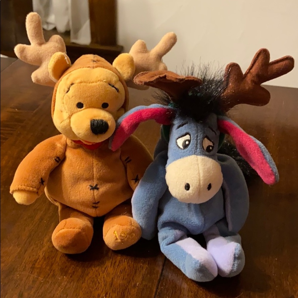 Disney Winnie the Pooh Reindeer Pooh & Eeyore